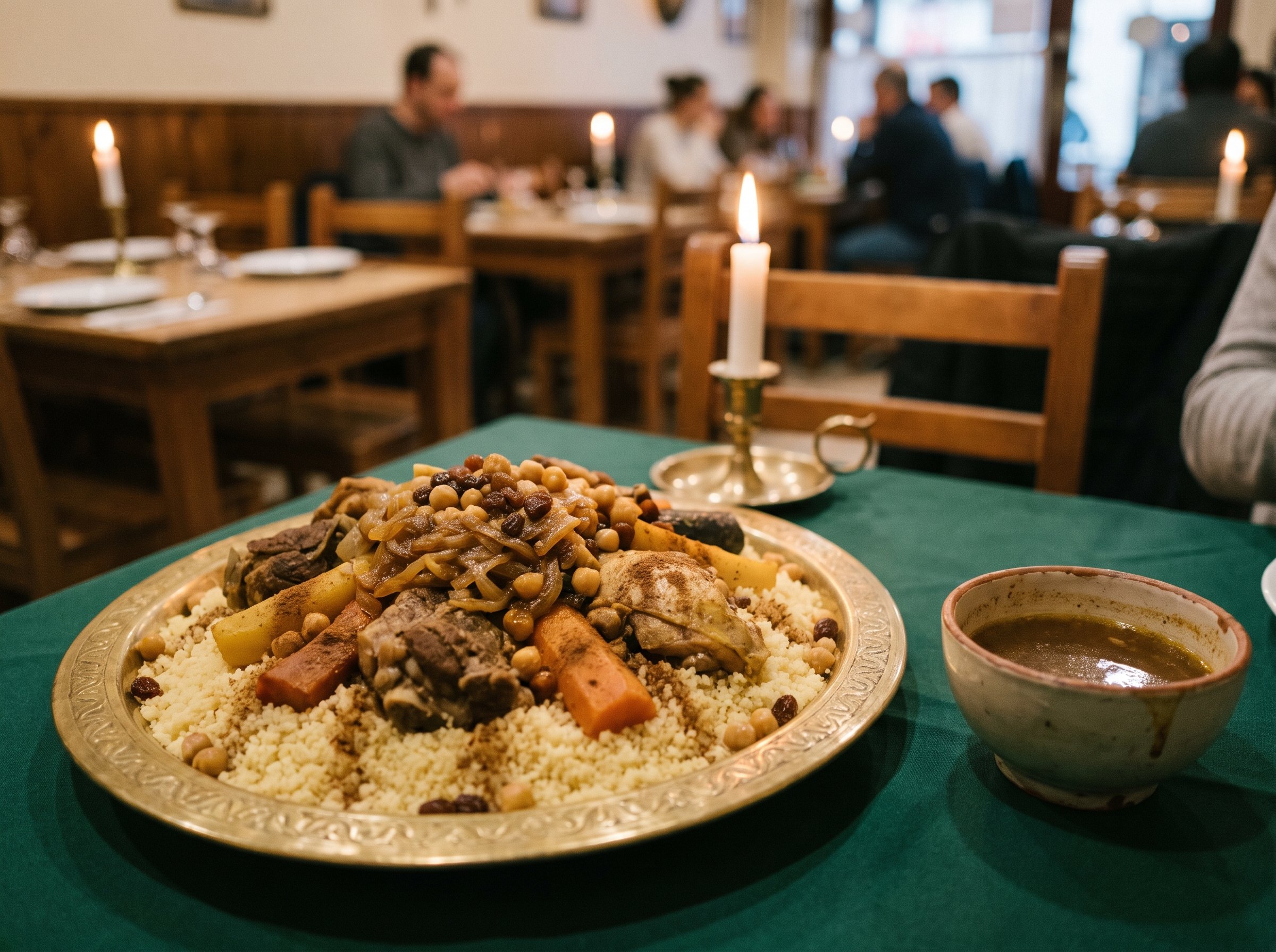 Couscous royal aux sept légumes
